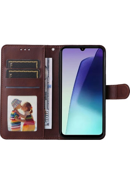 Xiaomi Redmi 14C 4g Kılıf Cüzdan Pu Deri Folyo Flip Telefon Kapağı-Kahverengi (Yurt Dışından) fiyatları