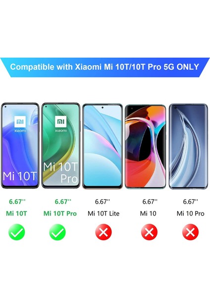 Xiaomi Mi 10T 5g/mi 10T Pro 5g Için Parmak Izi Önleyici Ultra Şeffaf Tpu Telefon Kılıfı (Yurt Dışından)