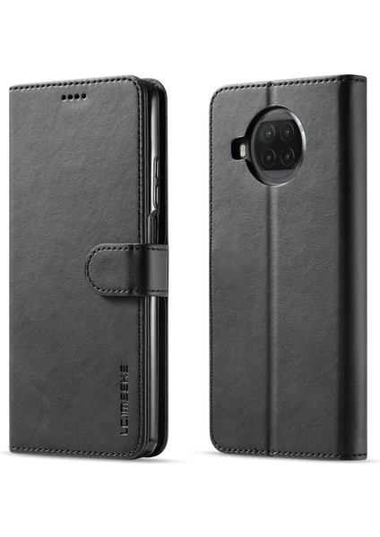 Xiaomi Mi 10T Lite 5g Stand Shell-Siyah Için Deri Cüzdan Kılıf (Yurt Dışından)