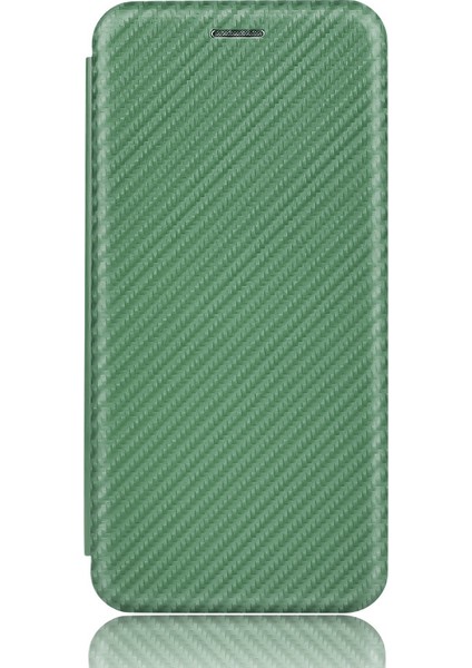 Xiaomi Mi 10T 5G/10T Pro 5g Kabuk Yeşili Için Karbon Fiber Dokulu Otomatik Emilmiş Deri Kılıf (Yurt Dışından)
