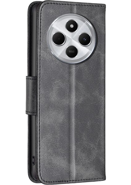 Xiaomi Redmi 14C 4g Kılıf Için Cüzdan Kart Yuvaları ile Darbeye Dayanıklı Pu Deri Kapak-Siyah (Yurt Dışından) indirimleri