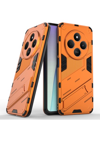 Xiaomi Redmi 14C 4g Kılıf Pc+Tpu Kickstand-Turuncu Darbeye Dayanıklı Telefon Kapağı Için (Yurt Dışından) fiyatları