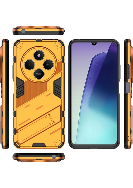 Xiaomi Redmi 14C 4g Kılıf Pc+Tpu Kickstand-Turuncu Darbeye Dayanıklı Telefon Kapağı Için (Yurt Dışından) indirimleri