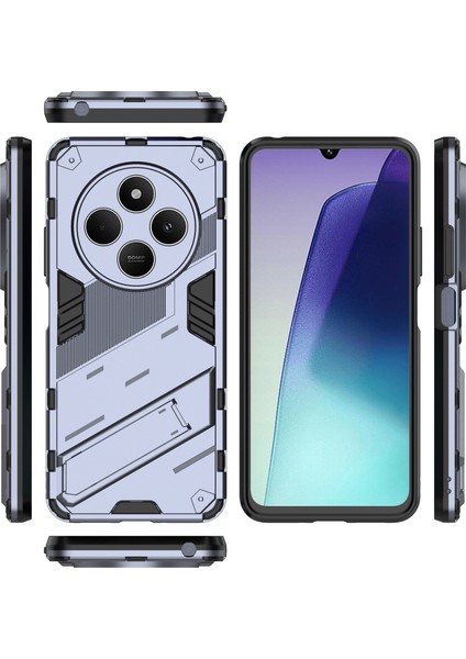 Xiaomi Redmi 14C 4g Kılıf Pc+Tpu Darbeye Dayanıklı Telefon Kılıfı, Kickstand-Koyu Mavi Için (Yurt Dışından) indirimleri