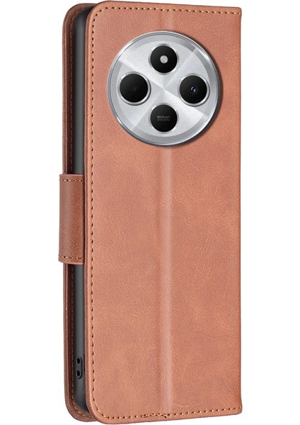 Xiaomi Redmi 14C 4g Kılıf Için Cüzdan Kart Yuvaları ile Darbeye Dayanıklı Pu Deri Kapak-Kahverengi (Yurt Dışından) indirimleri