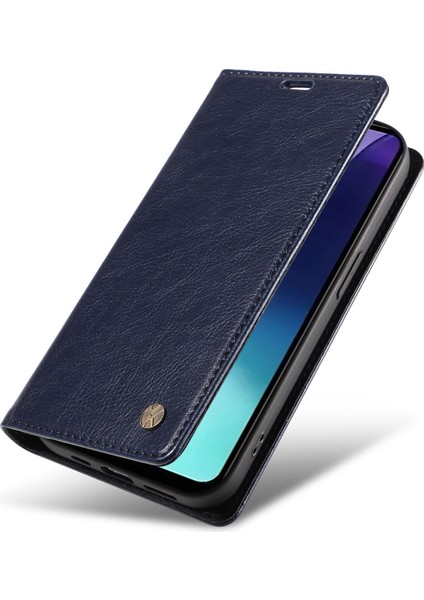 Xiaomi Redmi Için 14C 4g Kılıf Cüzdan Litchi Tahıl Deri Telefon Kapağı Manyetik Otomatik Emilmiş-Lacivert (Yurt Dışından) indirimleri