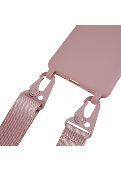 Xiaomi Redmi Için Not 11 4g(Qualcomm) Yumuşak Tpu Telefon Kılıfı Mat Kaplama Anti-Damla Kapak Geniş Kordon-Derin Pembe (Yurt Dışından) modelleri