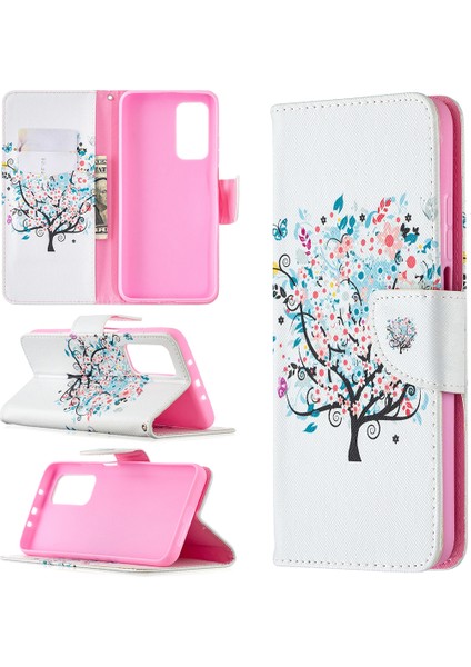Xiaomi Redmi K30S-TREE Için Desen Baskı Deri Cüzdan Koruyucu Kabuk (Yurt Dışından)