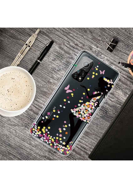 Xiaomi Redmi K30S Kılıf Desenli Şeffaf Tpu Yumuşak Telefon Kapağı-Güzel Kız (Yurt Dışından) fiyatları