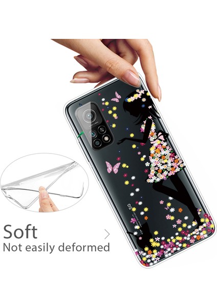 Xiaomi Redmi K30S Kılıf Desenli Şeffaf Tpu Yumuşak Telefon Kapağı-Güzel Kız (Yurt Dışından) modelleri