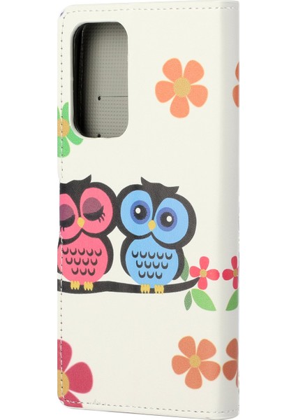 Xiaomi Redmi K30S-TWO Owls Için Desen Baskı Pu Deri Cüzdan Standı Koruyucu Kapak (Yurt Dışından) fırsatları