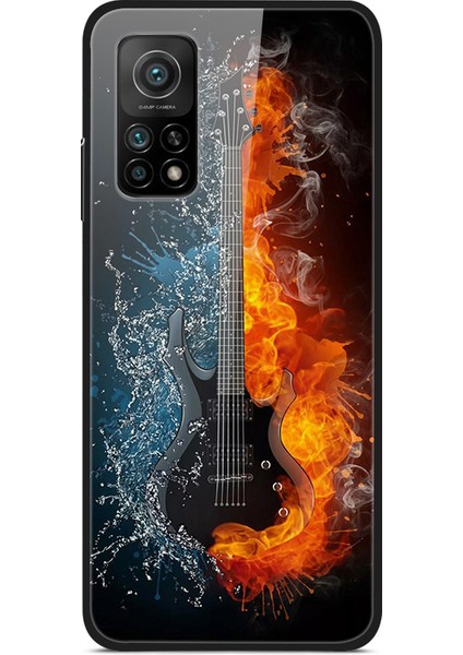 Xiaomi Redmi K30S Hibrit Kılıf-Gitar Için Stil Baskı Camı + Pc + Tpu Kapak (Yurt Dışından)