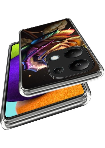 Xiaomi Redmi Note 13 Pro 4g Kılıf Için Şok Emici Tpu Desen Baskılı Telefon Kapağı-Stil G (Yurt Dışından) fiyatları