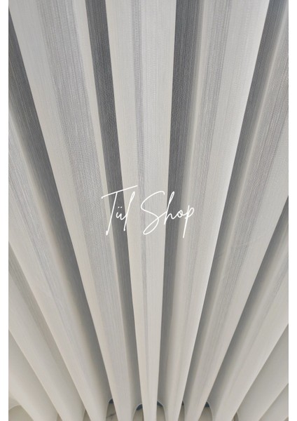 Ağır Gramajlı Profesyonel Işçilik Modern Panaroma Model 1/2 Seyrek Pileli Tül Perde fırsatları