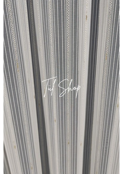 Ütü Istemez Ağır Gramajlı Gold Damla Model 1/3 Sık Pileli Tül Perde indirimleri