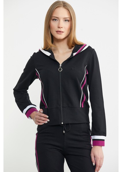 Renkli Biye Detaylı Jogger Eşofman Takım - Siyah indirimleri