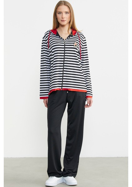 Marine Fermuarlı Tunik Takım - Siyah