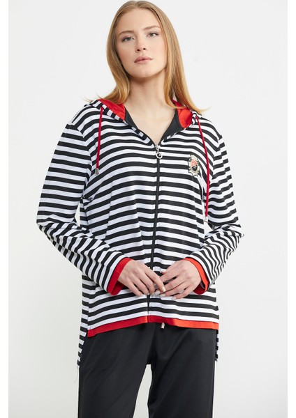 Marine Fermuarlı Tunik Takım - Siyah modelleri