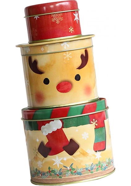 Noel Kurabiye Teneke Kutu Parti Dekor Malzemeleri Elk Büyük Için Noel I Kutusu (Yurt Dışından) fırsatları