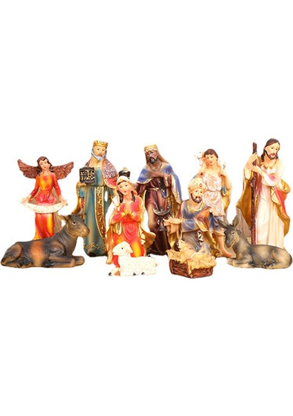 11 Isa'nın Doğuşu Heykelcik Nacimiento Playset Reçine (Yurt Dışından)