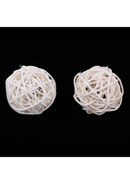 10 Çocuk El Sanatları Malzemeleri 5 cm Yuvarlak Noel Rattan Hasıı (Yurt Dışından) fiyatları