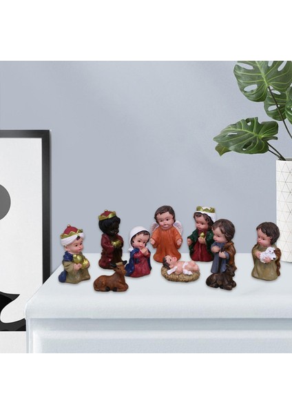 10 Doğum Sahnesi Heykel Isa'nın Doğuşu Heykeli Noel Için (Yurt Dışından) fırsatları