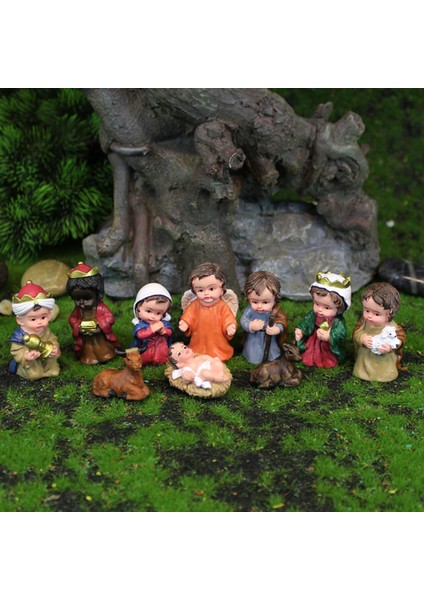 10 Doğum Sahnesi Heykel Isa'nın Doğuşu Heykeli Noel Için (Yurt Dışından) indirimleri