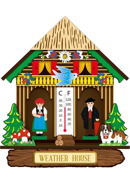 Higrometre Sıcaklı ile Yenilikçi Ahşap (Yurt Dışından)