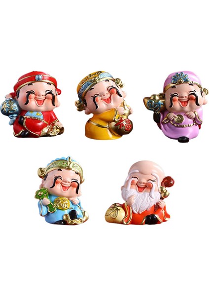 Şği Raf Dekorasyonu Için 5 Şans Isı Figürler Reçine (Yurt Dışından) fiyatları