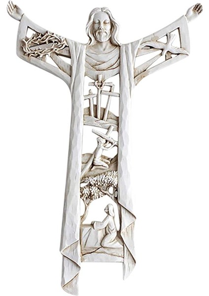 Yükselen Heykel, Kilise Duvar Çapraz Haç Tipi (Yurt Dışından)