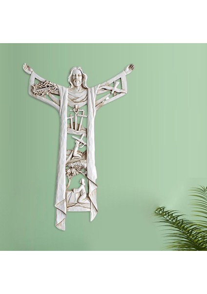 Yükselen Heykel, Kilise Duvar Çapraz Haç Tipi (Yurt Dışından) indirimleri