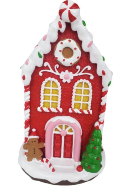 I Festival Için Işıklı Heykelcik Noel Kırmızı Ev (Yurt Dışından) fiyatları