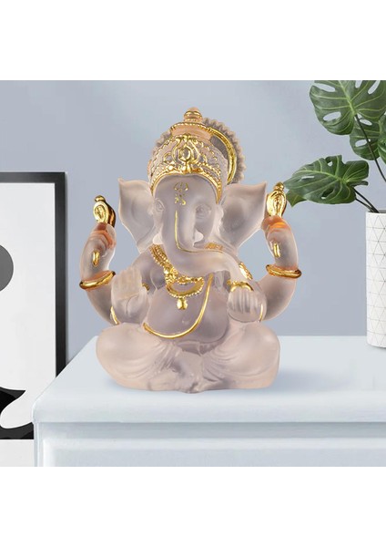 Ganesha Heykelcik Fengshui Lord Heykelleri Ofis Dekor Koleksiyonları Beyaz (Yurt Dışından) modelleri