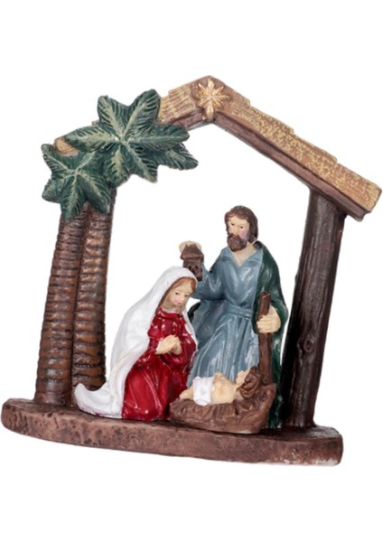 Doğum Sahnesi Figürü Iğum Dekorasyonu Parti Kitaplık 9X4X10 cm A (Yurt Dışından) modelleri