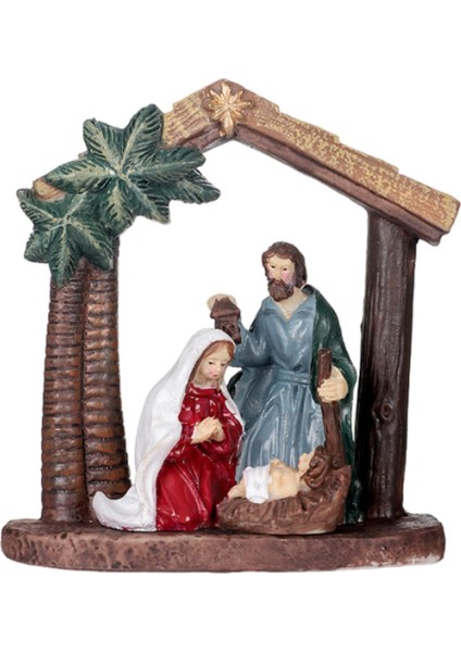 Doğum Sahnesi Figürü Iğum Dekorasyonu Parti Kitaplık 9X4X10 cm A (Yurt Dışından) fırsatları