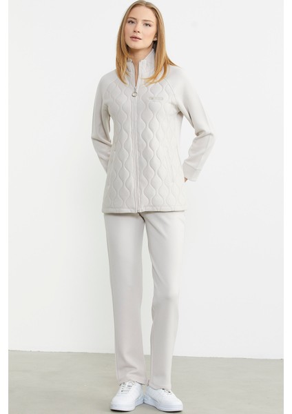 Dik Yaka Fermuarlı Eşofman Takım - Taş fiyatları