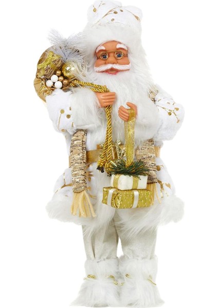 Noel Baba Şömine Ş Heykeli Noel Baba Figürü Dekorasyon 60CM (Yurt Dışından)