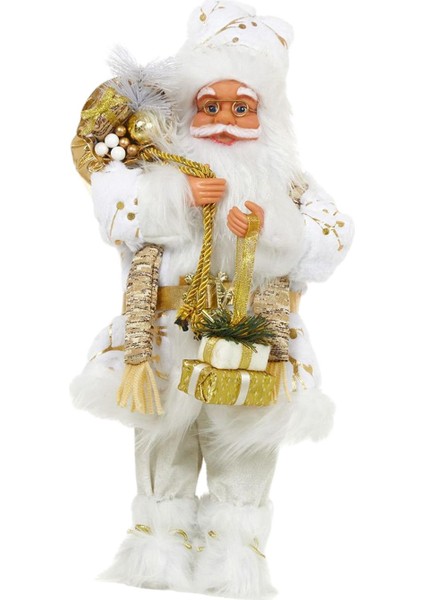 Noel Baba Şömine Ş Heykeli Noel Baba Figürü Dekorasyon 60CM (Yurt Dışından)