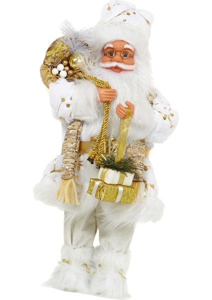 Noel Baba Şömine Ş Heykeli Noel Baba Figürü Dekorasyon 60CM (Yurt Dışından)