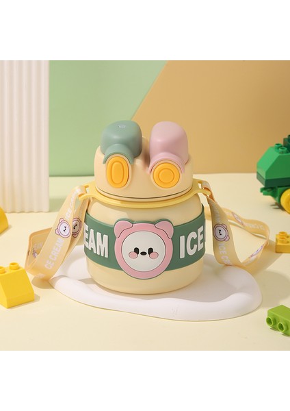 Büyük Kapasiteli Çocuk Paslanmaz Çelik Su Şişesi Askılı 850ML (Yurt Dışından)