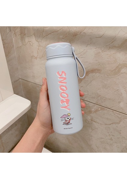 Snoopy Çocuk Su Bardağı 316 Paslanmaz Çelik 500ML (Yurt Dışından)