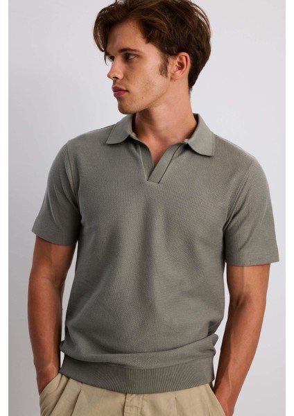 Kısa Kol Jakarlı Polo fiyatları