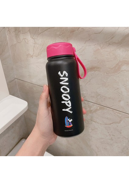 Snoopy Çocuk Su Bardağı 316 Paslanmaz Çelik 500ML (Yurt Dışından)