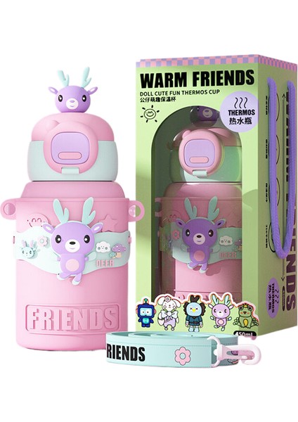 Sevimli Çocuk Termal Su Bardağı, Çocuk Kettle, 316 Paslanmaz Çelik, Çocuklara (Yurt Dışından)