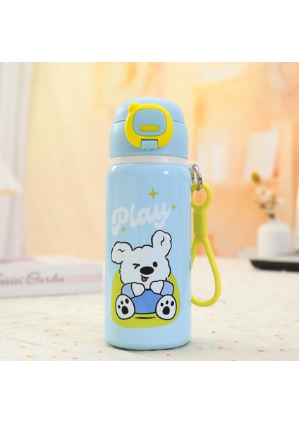 316 Paslanmaz Çelik Yeni Karikatür Pipetli Bardak Çocuk Kış Malzemeleri (Yurt Dışından)