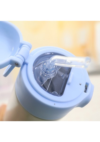 Hayvan Desenli Çift Katmanlı Vakumlu Paslanmaz Çelik Hasır Termos Bardak 420ML (Yurt Dışından)