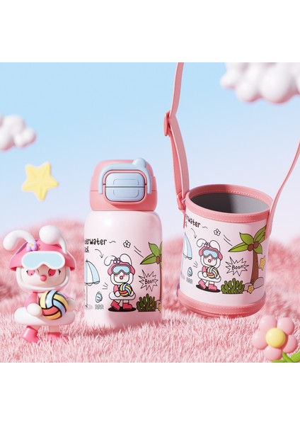 316 Paslanmaz Çelik Çift Içecek Çocuk Yalıtımlı Su Bardağı Çocuk Noel (Yurt Dışından)