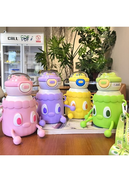 Taşınabilir Karikatür Su Şişesi 316 Paslanmaz Çelik Malzeme Çocuk Su Şişesi 500ML (Yurt Dışından) fiyatları