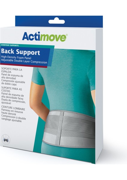 Actimove Bsn 7345030 Bel Desteği Yüksek Yoğunluk Köpük Panel / Ayarlanabilir Çift Kat Komp.