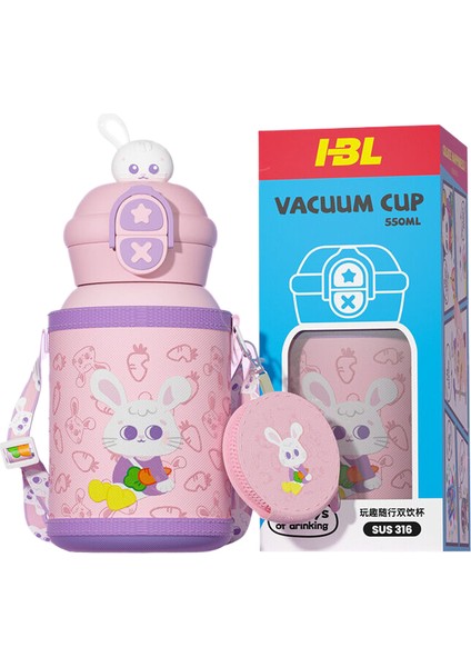 Çocuk Kış Isı Yalıtımı Paslanmaz Çelik Su Isıtıcısı 550ML (Yurt Dışından)